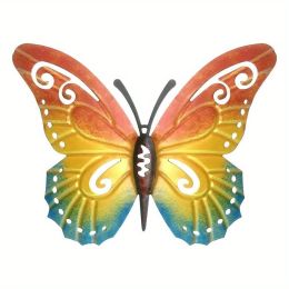 1pc/3pc, Vintage Iron Butterfly, Home Garden Themed Welcome Sign, Front Door Hanging Decor, Celebration Decor - Model A