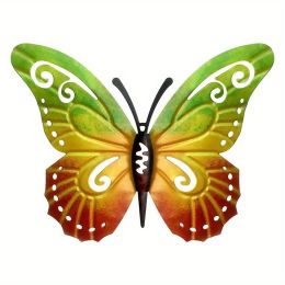 1pc/3pc, Vintage Iron Butterfly, Home Garden Themed Welcome Sign, Front Door Hanging Decor, Celebration Decor - Model B