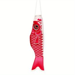 1pc, Carp Streamer, Digital Printing Carp Streamer, DIY Festival Carp, Spring Decor, Outdoor Decor, Garden Decoration - pink