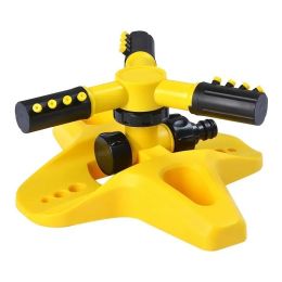 1pc Automatic Rotating Sprinkler; 360Â¬âˆž Watering Tools For Lawn; Nozzle For Garden Irrigation; Watering Equipment; Gardening & Lawn Supplies - Yellow