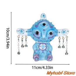 DIY Fairy Elf Resin Statue Model Garden Alien Sculpture Desktop Ornaments Figurine Garden Home Decor Crafts Gifts 10*10*4cm - 1
