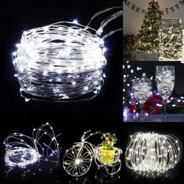 1pc 2032 Button Battery Copper Wire Lamp Romantic Interior Decoration Light Valentine's Day Bouquet Decoration Light Shopping Mall Atmosphere Light Ga