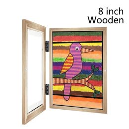 Children Art Frames Magnetic Front Open Changeable Kids Frametory for Poster Photo Drawing Paintings Pictures Display Home Decor - 15x20x2.9cm6 - 1pc