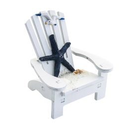 Beach Chair Home Decoration Creative Cute Ocean Beach Chair Ornament Wooden Craft Mini Miniature Kids Toy Decoraciâˆšâ‰¥n Hogar - A - China