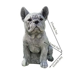 Halloween Ornament 2022,Dog Garden Decoration,Dog Ornaments Statue Garden Decoration Resin Ornaments Crafts - GREY