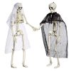 Halloween Skull Skeleton Ghost Bridegroom Bride Couple Human Skeleton Decoration Props - Color 1