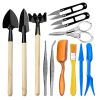 12-piece Set Succulents Gardening Tool Scissors Transplanter Soil Shovel Potted Plants Trim Brush - Garden Tools 12 Piece Set