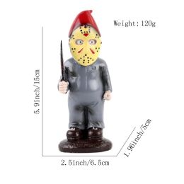 1pc Resin Finger With Marsk; Craft Ornament For Garden & Desktop; Home Indoor & Outdoor Decor - W07