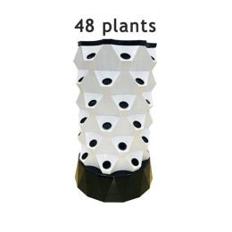 Aeroponics Equipment Pineapple Tower Garden Vertical Hydroponic Growing System 6 Layers 48 Plants - 6 Layer 48 Plants