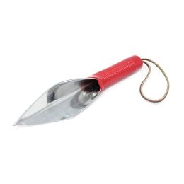 Stainless Steel Garden Point Trowel for Digging Weeding - Red