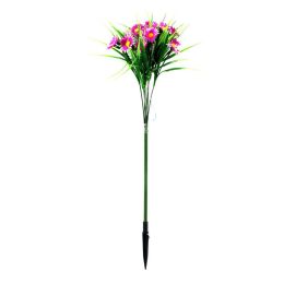 Garden Patio LED Daisy Flower Stake Outdoor Pathway - Pink