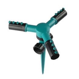 Automatic 360 Rotating Adjustable Garden Water Sprinklers Lawn Irrigation  - Green