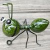 Metal Ant Shaped Ornaments Garden Yard Patio Decorations - Green