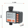 Programmable Water Irrigation Timer Electronic Valve for Watering Plants - Orange