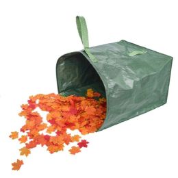Reusable Large Stand Able Garden Bag with 2 Handle for Lawn and Yard Waste - Green