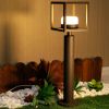 Outdoor Pathway LED Lights Lantern 23.6 IN IP44 Waterproof Garden Modern Landscape Lighting - DARK GREY 600
