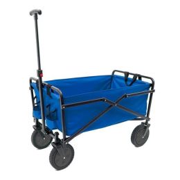 Collapsible Folding Wagon with Straps - Navy