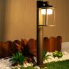 Outdoor Pathway LED Lights IP44 Waterproof Garden Lantern Modern Landscape Lighting - DARK GREY600