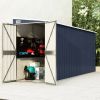 Wall-mounted Garden Shed Anthracite 46.5"x150.4"x70.1" Steel - Anthracite