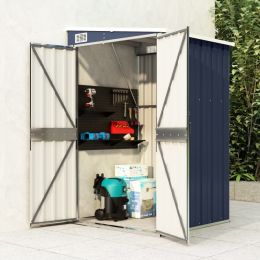Wall-mounted Garden Shed Anthracite 46.5"x39.4"x70.1" Steel - Anthracite