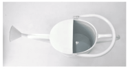 Better Homes & Gardens 8.5" Metal Watering Can, White - Gardens tool