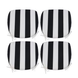 Outdoor Chair Cushions Seat Cushions with Straps; Patio Chair Pads for Patio Furniture Garden Home Office - as Pic