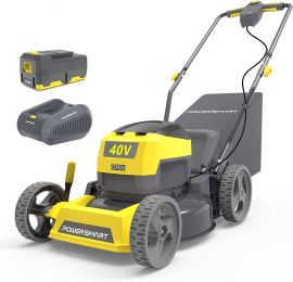 Cordless Electric Lawn Mower F4017 Yellow - as Pic