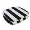 Outdoor Chair Cushions Seat Cushions with Straps; Patio Chair Pads for Patio Furniture Garden Home Office Decoration Set of 2 - as Pic