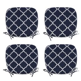 Outdoor Chair Cushions Seat Cushions with Ties; Patio Chair Pads for Patio Furniture Garden Home Office Decoration Set of 4 - as Pic