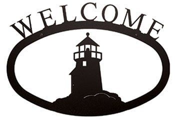 Lighthouse - Welcome Sign Large - WEL-10-L