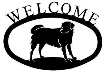 Dog - Welcome Sign Large - WEL-105-L