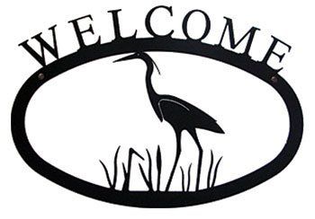 Heron - Welcome Sign Large - WEL-133-L