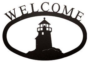 Lighthouse - Welcome Sign Small - WEL-10-S
