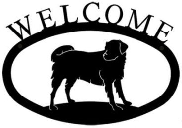 Dog - Welcome Sign Small - WEL-105-S