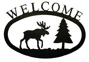 Moose & Pine - Welcome Sign Large - WEL-22-L