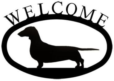 Dachshund - Welcome Sign Small - WEL-241-S