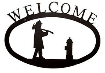 Fireman - Welcome Sign Large - WEL-15-L