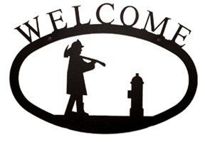Fireman - Welcome Sign Small - WEL-15-S