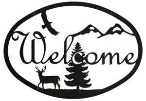 Deer - Welcome Sign Medium - WEL-188