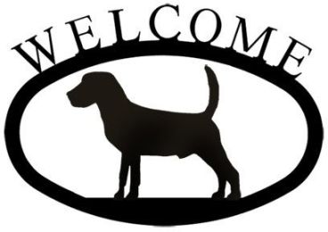 Beagle - Welcome Sign Small - WEL-236-S