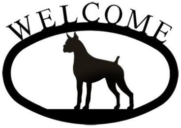 Boxer - Welcome Sign Small - WEL-244-S