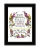 "Charming Garden" by House Fenway; Ready to Hang Framed Print; Black Frame - as Pic