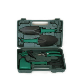 Garden Tool Set Household Soil Loosening Shovel Planting Hand Tool Set - Green - 5 Pcs