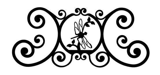 Dragonfly - Over Door Plaque - HP-OD-71