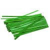1000 Pack of Glossy Green Twist Ties; 4" Foiled Twist Ties for Cellophane Bags and Party Bags; Foiled Coated Ties; Bendable Multi-Function Strong Wire
