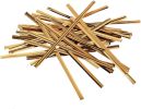 Amiff 1000 Pack of Glossy Gold Twist Ties 4" Bag Ties Foil Twist Ties for Cellophane Bags and Party Bags; Foil Coated Ties; Bendable Multi-Function St