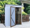 Outdoor storage sheds 5ftx3ft - White
