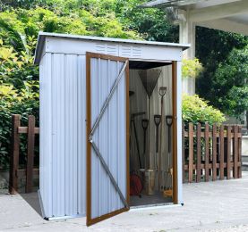 Outdoor storage sheds 5ftx3ft - White