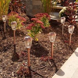 6 Charleston Solar Pathway Lights Copper - 3426WRM6-HC