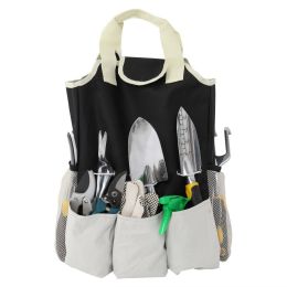 10PC  Garden Tool Kit Tools made with ergonomic comfort grip handles Grey Black  YJ - picture